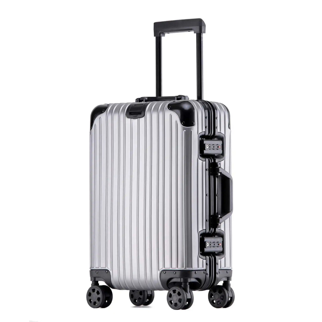 Premium Aluminium-Magnesium Suitcase in Grey Black
