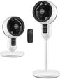 Quiet Pedestal Fan with 3D Oscillation and Remote