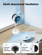 Quiet Pedestal Fan with 3D Oscillation and Remote