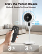 Quiet Pedestal Fan with 3D Oscillation and Remote