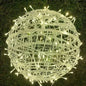 Rattan-Look LED Light Ball for Indoor and Outdoor