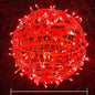 Rattan-Look LED Light Ball for Indoor and Outdoor