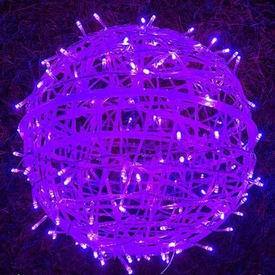 Rattan-Look LED Light Ball for Indoor and Outdoor