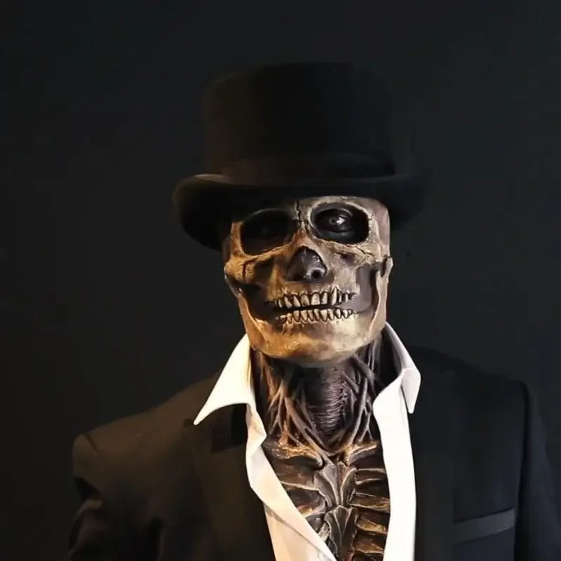 Realistic Skeleton Halloween Costume with Mask