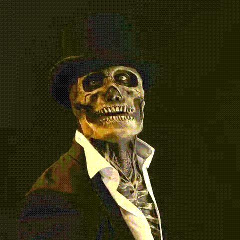 Realistic Skeleton Halloween Costume with Mask