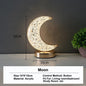 3D Crystal LED Night Light – Moon