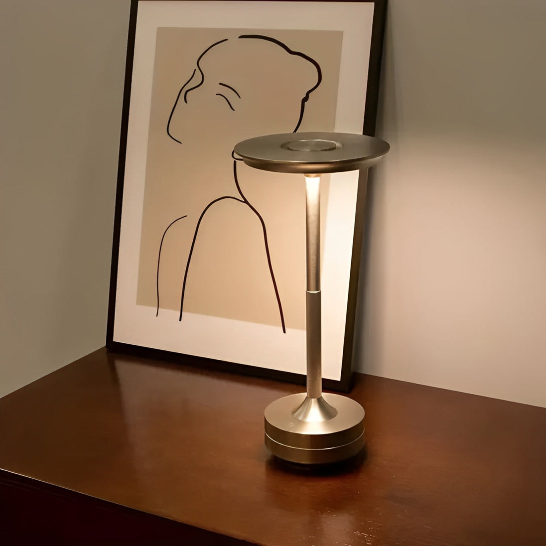 Rechargeable adjustable LED table lamp