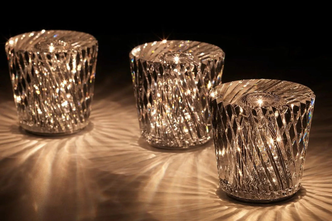 Rechargeable Crystal Diamond Table Lamp