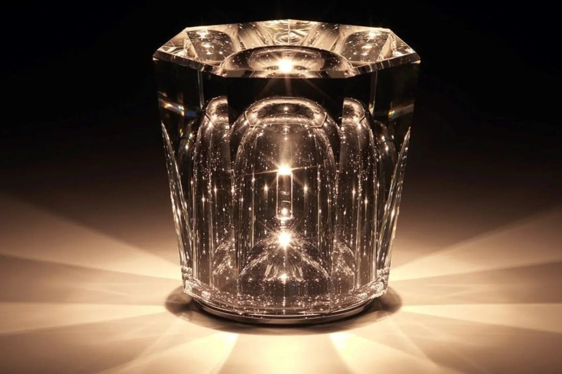 Rechargeable Crystal Diamond Table Lamp