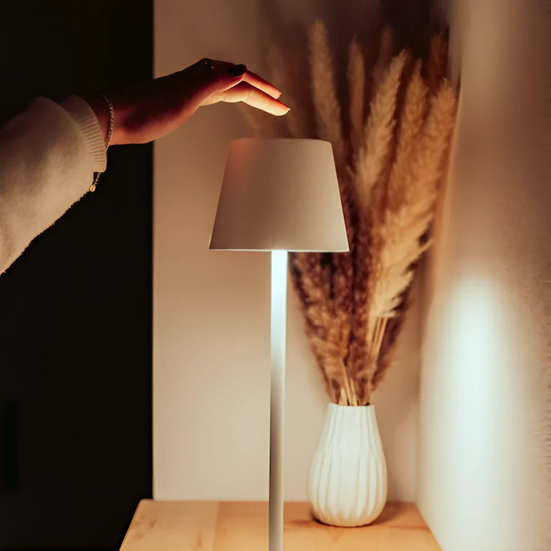 Rechargeable dimmable LED table lamp