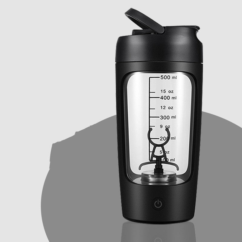 Rechargeable Electric Protein Shaker in Black