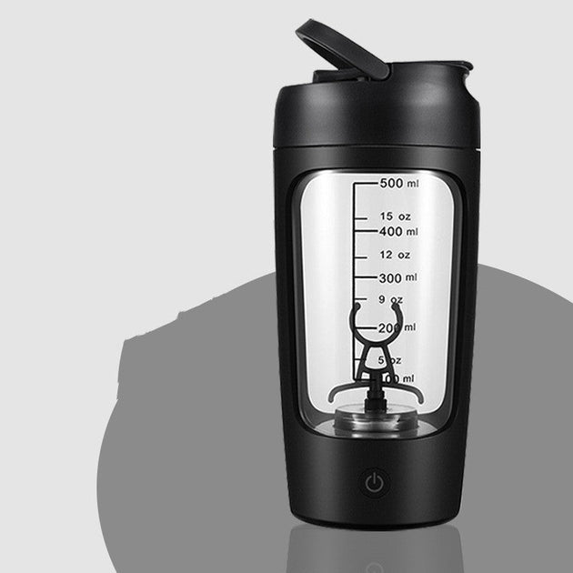 Rechargeable Electric Protein Shaker in Black