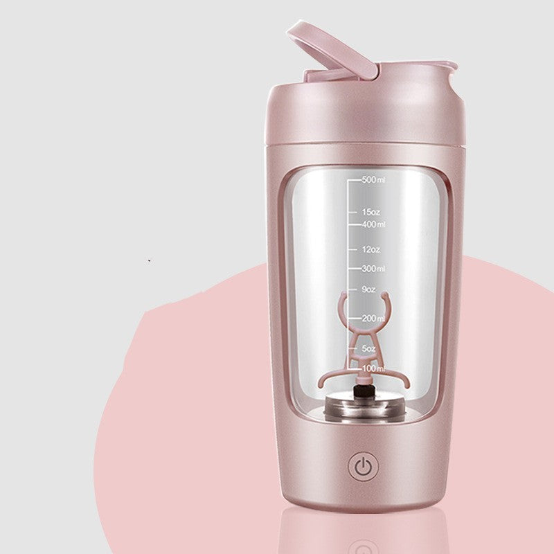 Rechargeable Electric Protein Shaker in Pink
