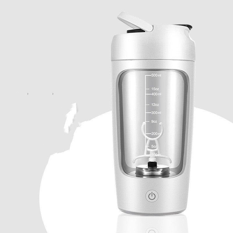 Rechargeable Electric Protein Shaker in White