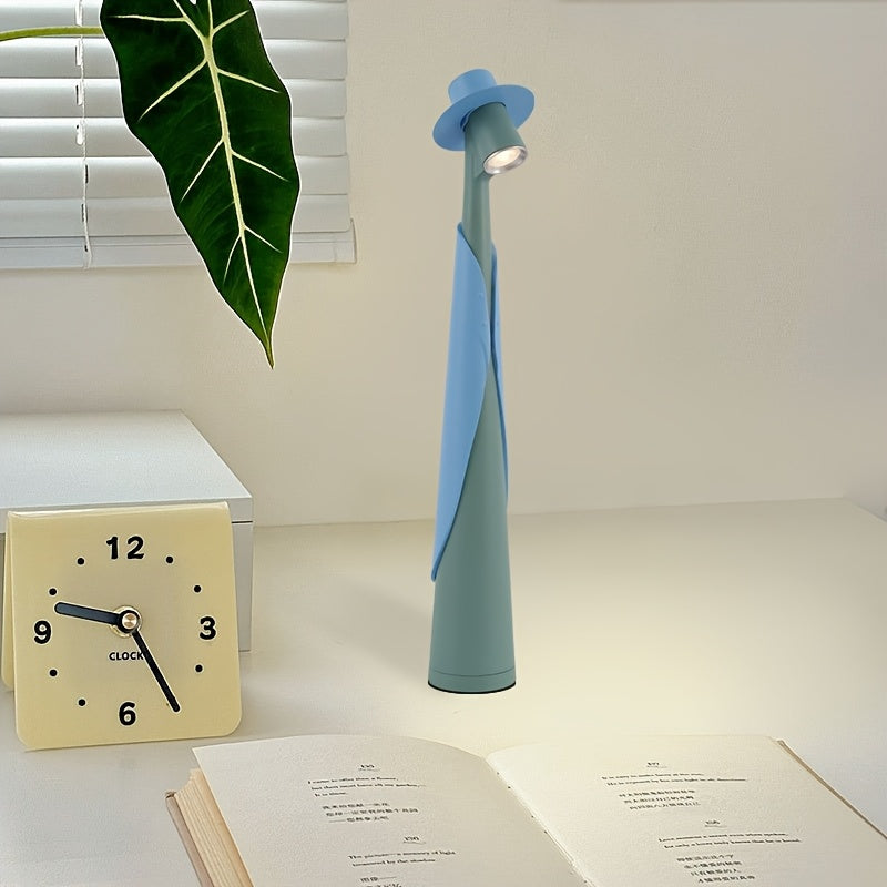 Rechargeable Hat LED Lamp in Blue Green