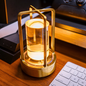 Rechargeable LED crystal table lamp