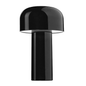 Rechargeable LED Table Lamp with Three Light Colours in Black