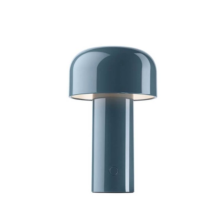 Rechargeable LED Table Lamp with Three Light Colours in Blue