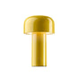 Rechargeable LED Table Lamp with Three Light Colours in Yellow