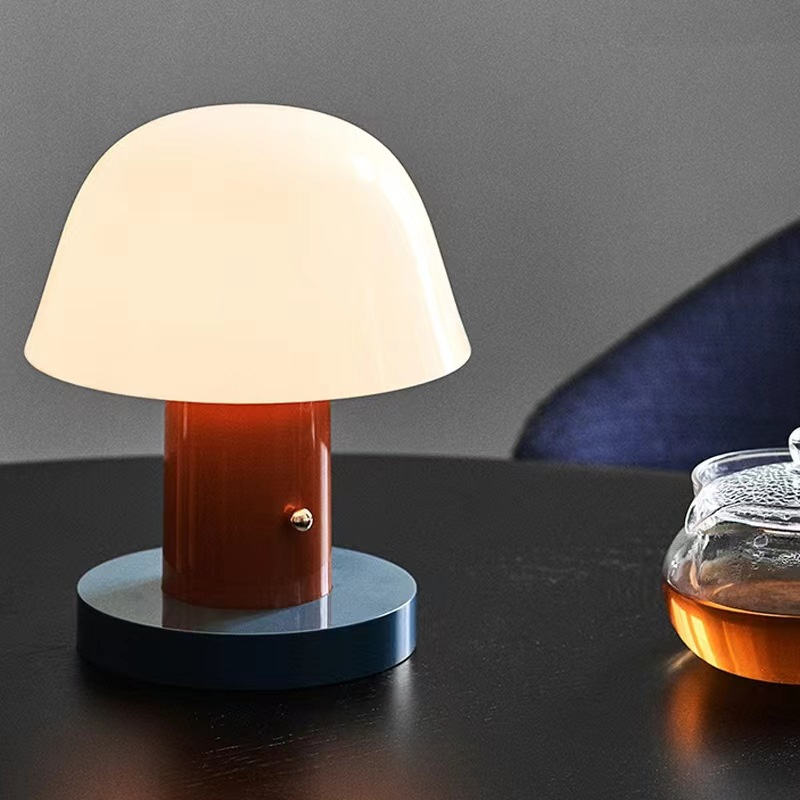 Rechargeable Mushroom Table Lamp – detail view