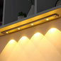 Rechargeable Motion Sensor LED Light Bar in Black
