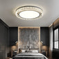 Crystal Ring LED Ceiling Light in White
