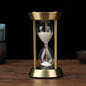 Retro Bronze Metal Hourglass Sand Timer