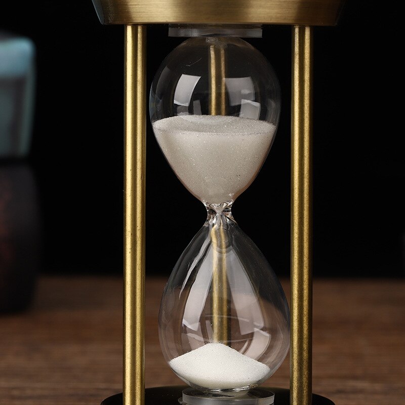 Retro Bronze Metal Hourglass Sand Timer