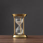 Retro Bronze Metal Hourglass Sand Timer