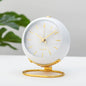 Retro Metal Alarm Clock with Night Light