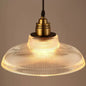 Ribbed Glass Pendant Light
