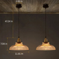 Ribbed Glass Pendant Light