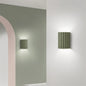 Ribbed Resin Wall Lamp – close-up