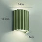 Ribbed Resin Wall Lamp – in a room setting