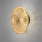 Rippled Glass Wall Light