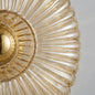 Rippled Glass Wall Light