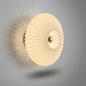 Rippled Glass Wall Light in Beige