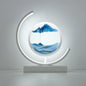 Moving Sand Art LED Table Lamp in Blue – product photo
