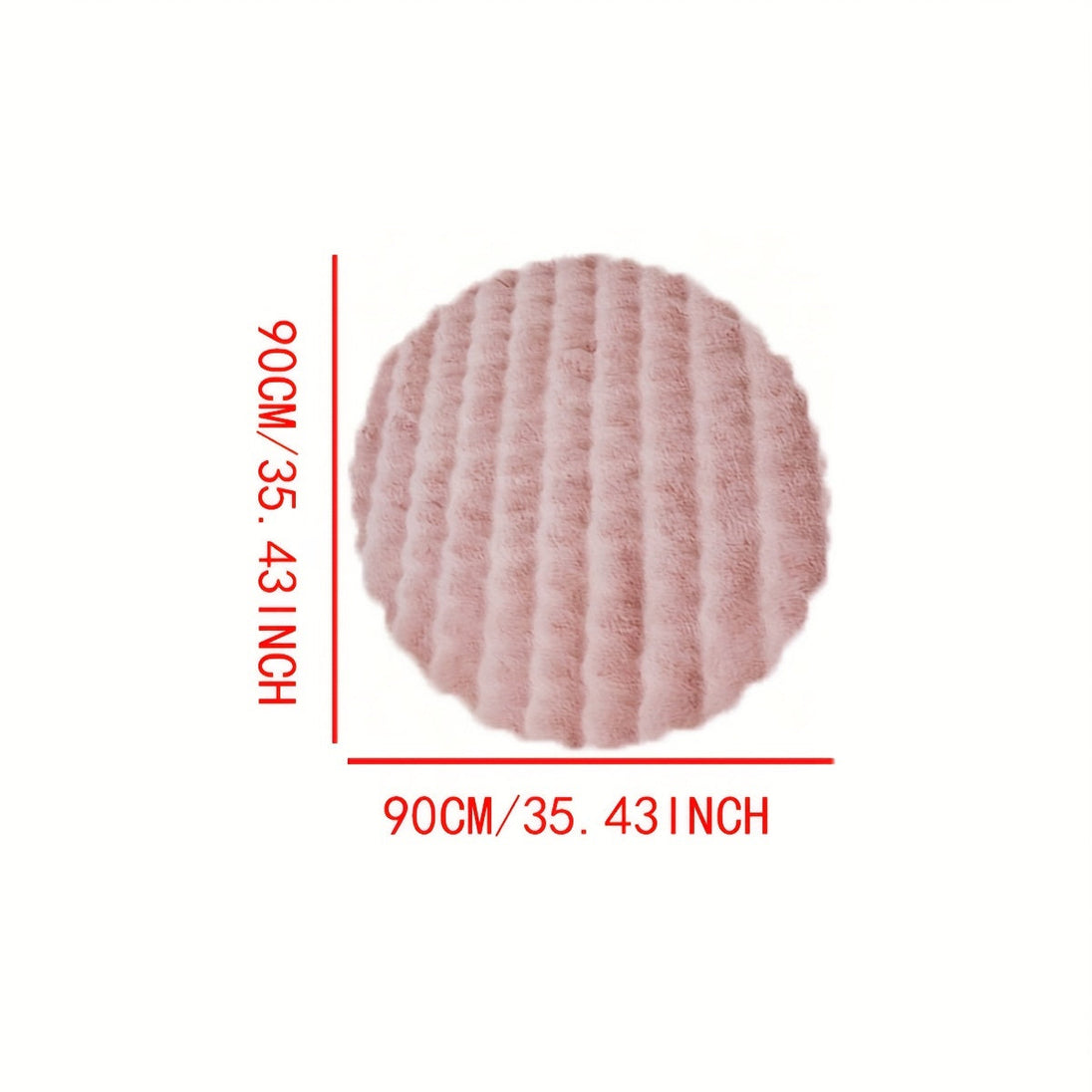 Round Bubble Rug – in a room setting