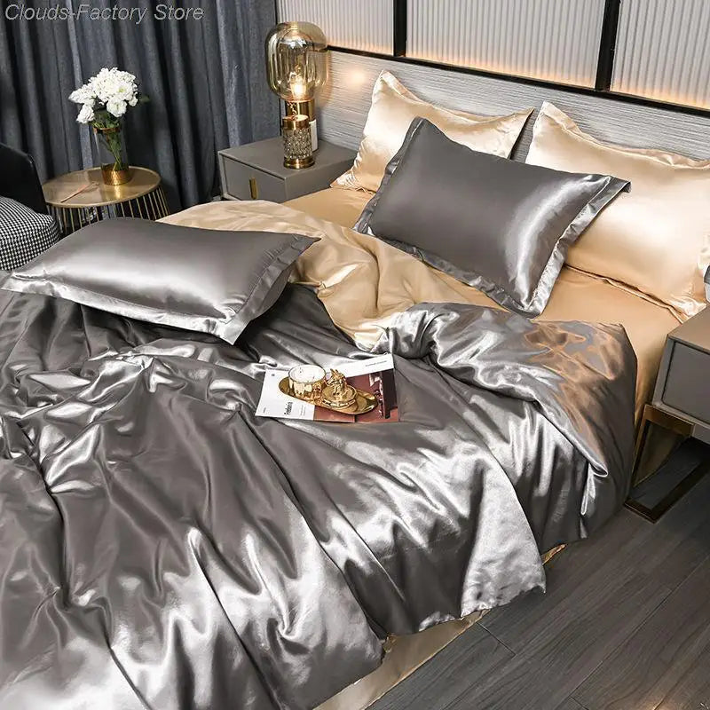 Satin Duvet Cover Set