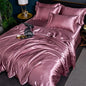 Satin Duvet Cover Set in Satin Pink