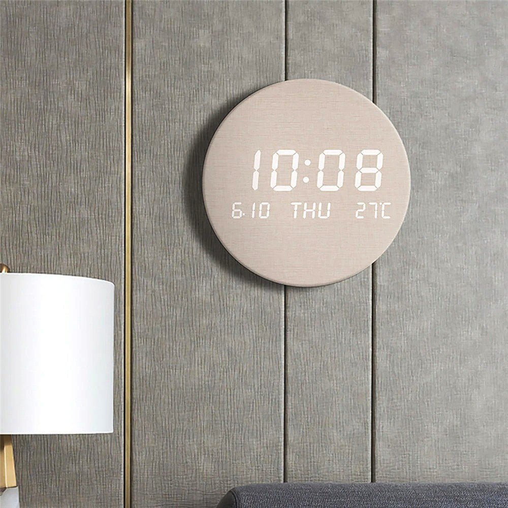 Scandinavian Digital Wall Clock