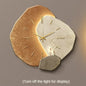 Scandinavian Metal and Wood Wall Clock