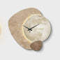 Scandinavian Metal and Wood Wall Clock