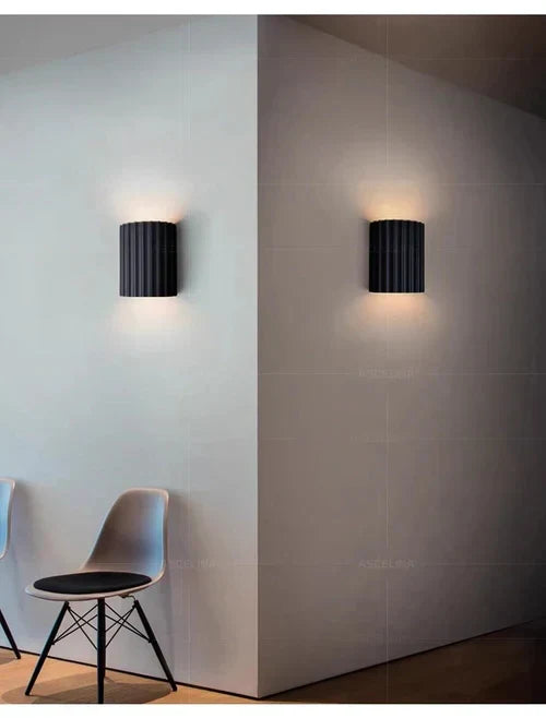 Sculpted Resin Wall Light