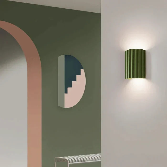 Sculpted Resin Wall Light