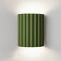 Sculpted Resin Wall Light in Green