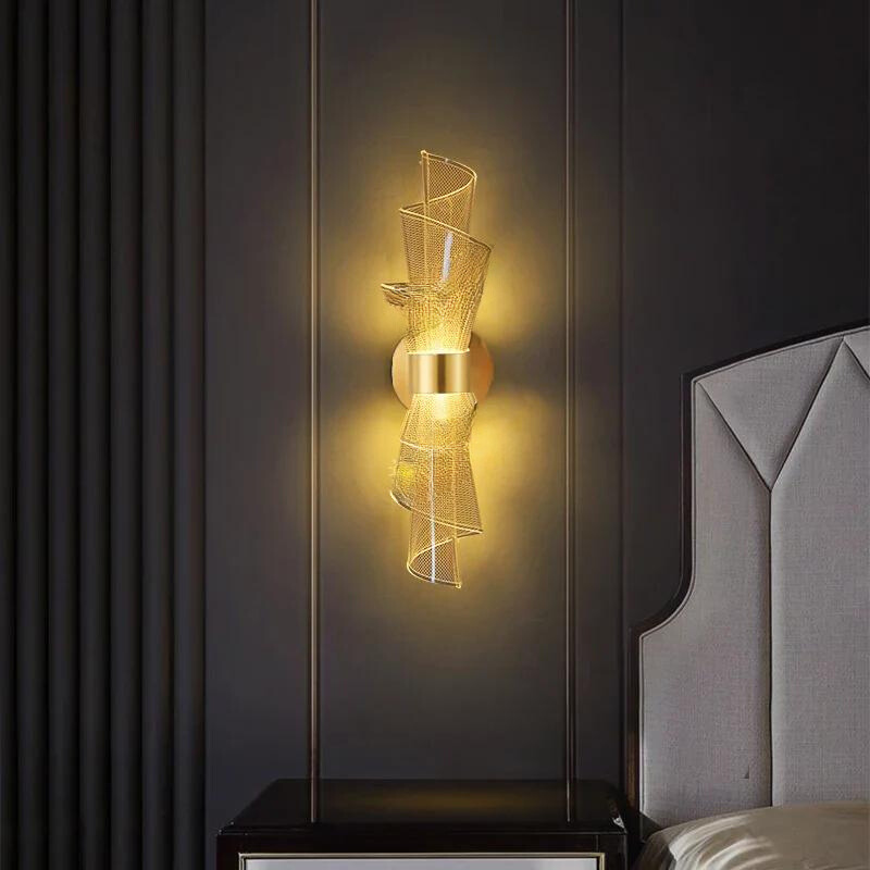Sculptural Acrylic LED Wall Light
