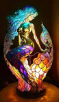 Sculptural Animal Table Lamp, mermaid design