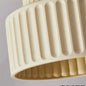 Ribbed Resin Ceiling Light – detail view